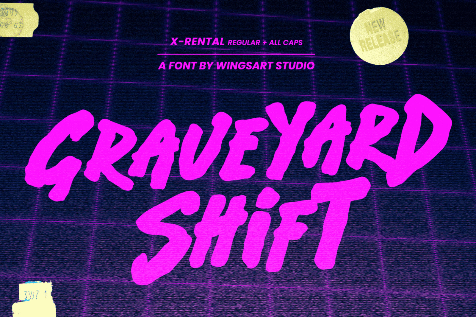 X-Rental - 1980s Retro Horror Font X-Rental - 1980s Retro Horror Font