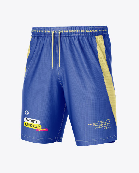 Shorts Mockup - Half Side View