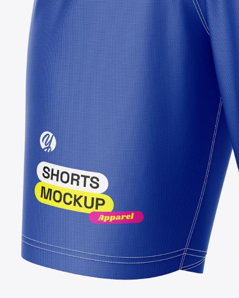 Shorts Mockup - Half Side View
