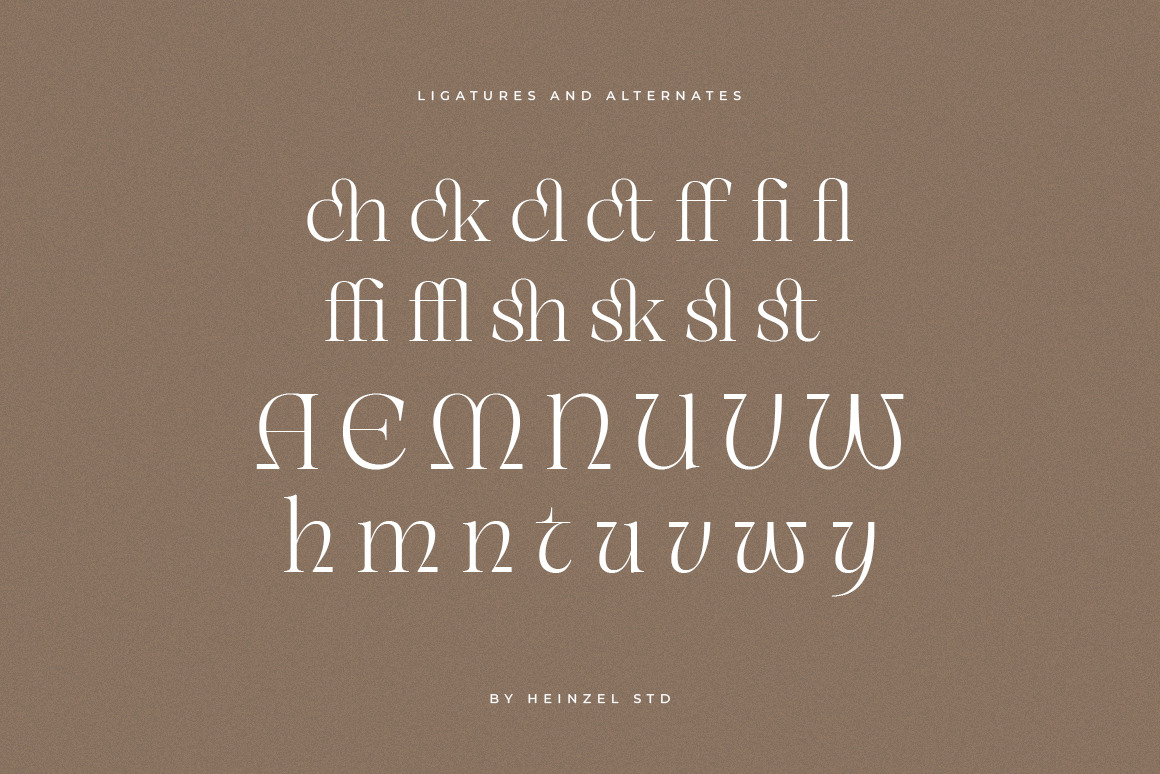 Unclare Modern Ligature Font Unclare Modern Ligature Font