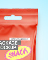 Glossy Snack Package Mockup
