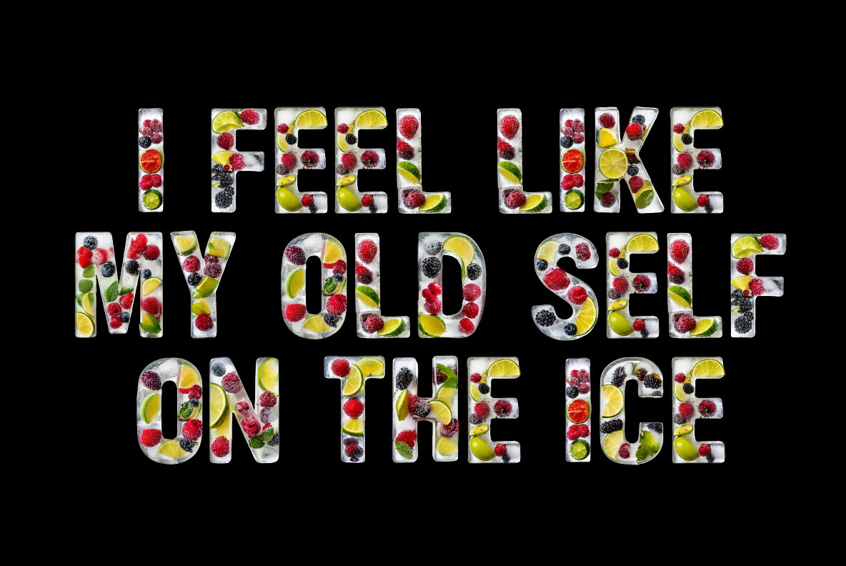 Berry Ice Cubes Font Berry Ice Cubes Font