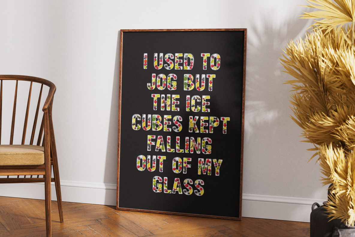 Berry Ice Cubes Font Berry Ice Cubes Font