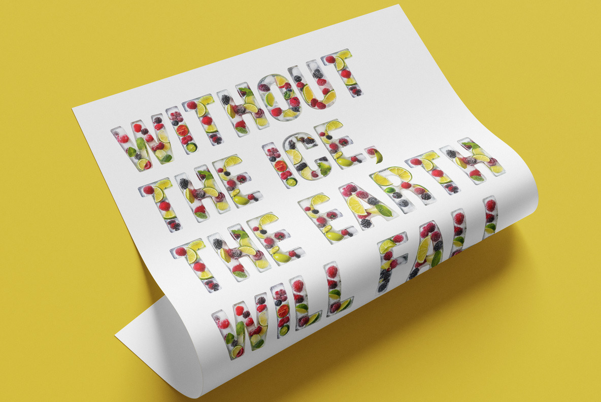 Berry Ice Cubes Font Berry Ice Cubes Font