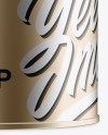 Metallic Paint Can Mockup