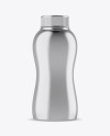 Metallic Plastic Bottle Mockup