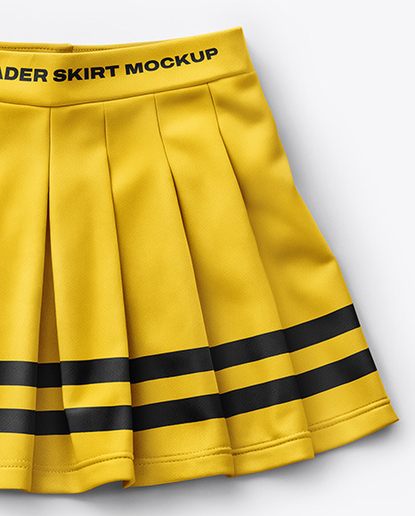 Cheerleader Skirt Mockup