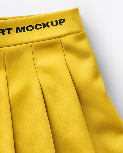 Cheerleader Skirt Mockup