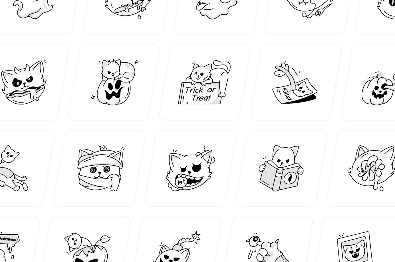 Ghost Cat Doodles Ghost Cat Doodles