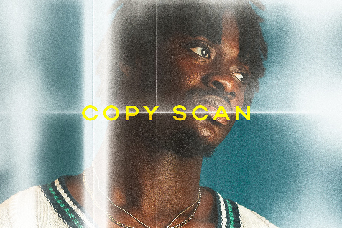 Copy Scan Photo Effect Copy Scan Photo Effect