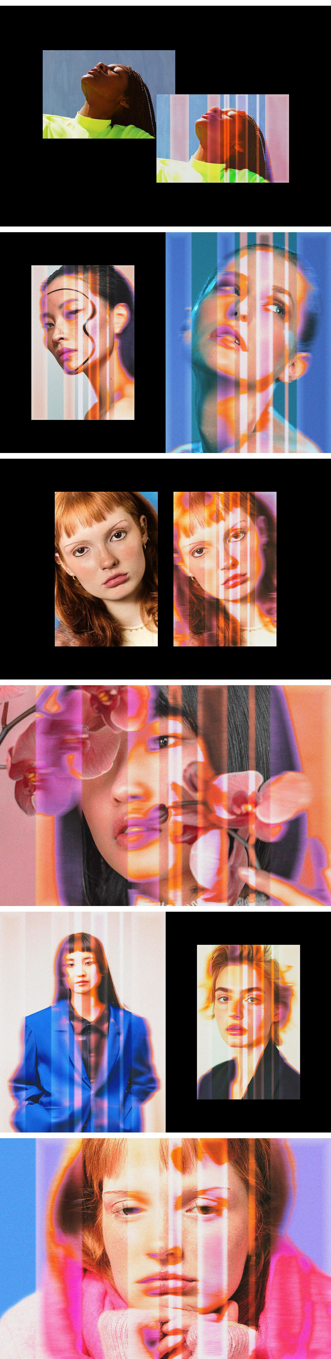 Color Streaks Distort Photo Effect Color Streaks Distort Photo Effect