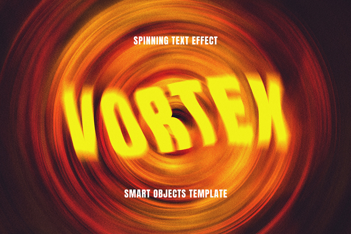 Spinning Vortex Text Effect