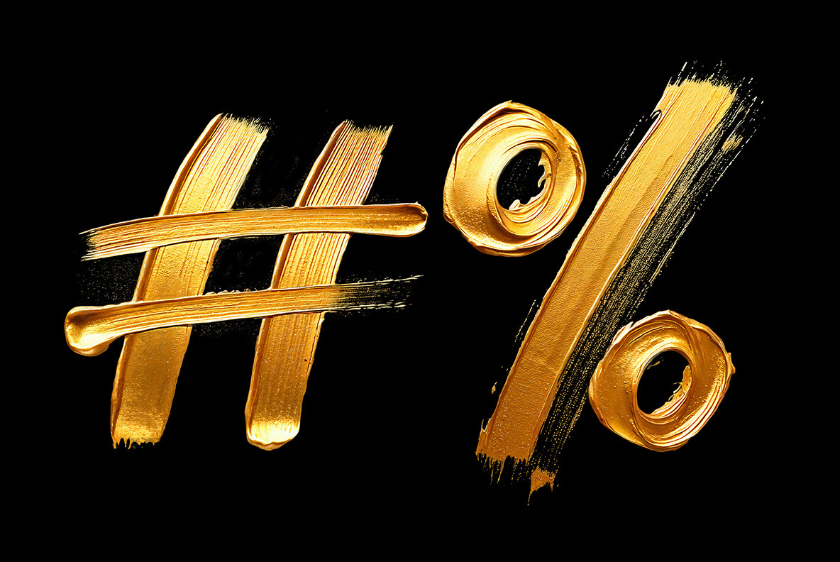 Gold Paint Stroke Font Gold Paint Stroke Font