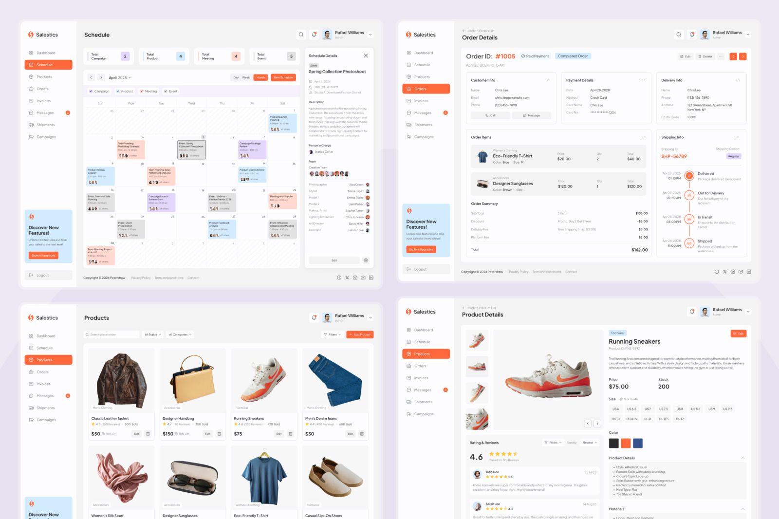 Salestics - Sales Dashboard Salestics - Sales Dashboard