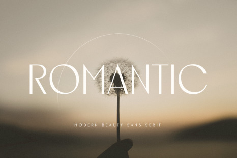 Romantic - Modern Beauty Sans Serif - Beautiful