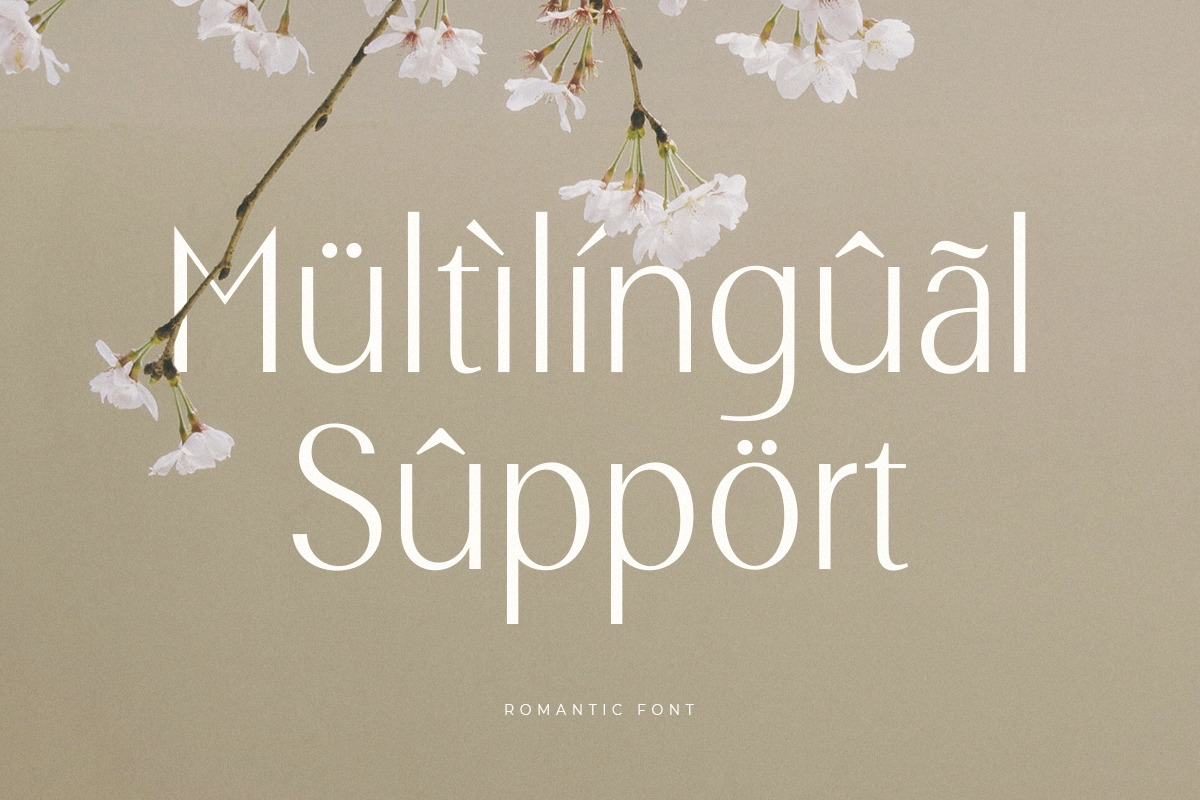 Romantic - Modern Beauty Sans Serif Romantic - Modern Beauty Sans Serif