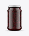Raspberry Jam Jar Mockup