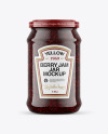 Raspberry Jam Jar Mockup