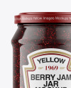 Raspberry Jam Jar Mockup