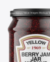 Raspberry Jam Jar Mockup