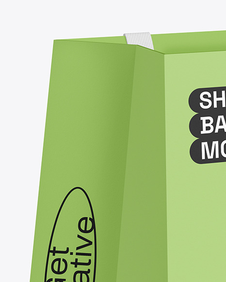 Paper Shopping Bag Mockup