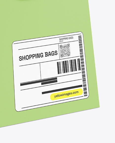 Paper Shopping Bag Mockup
