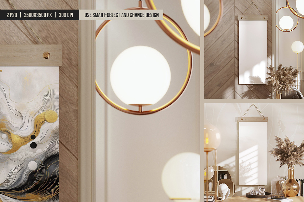 Wall Hanging Calendar Poster Mockup Wall Hanging Calendar Poster Mockup