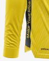 Zipper High Neck Long Sleeve Jersey Mockup