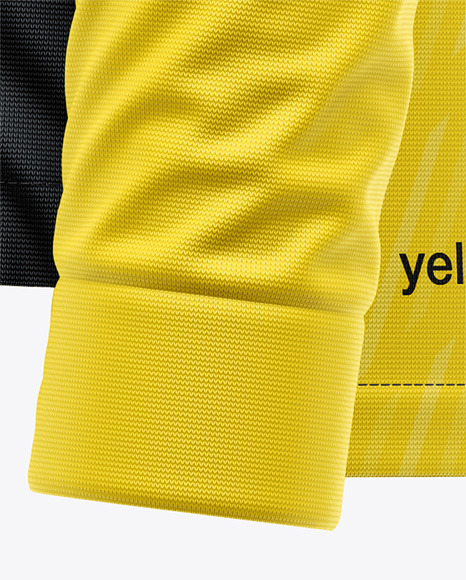 Zipper High Neck Long Sleeve Jersey Mockup