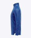 Zipper High Neck Long Sleeve Jersey Mockup