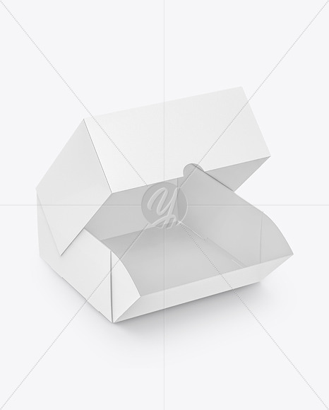 Paper Cake Box Mockup