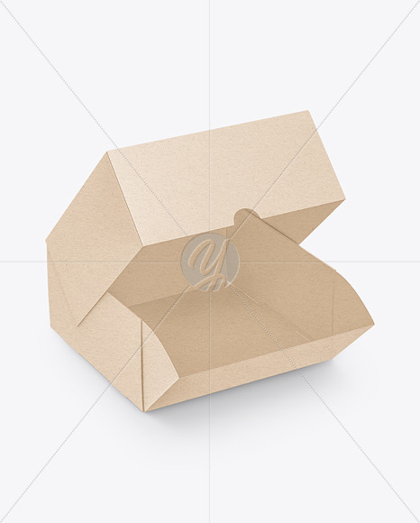 Kraft Paper Cake Box Mockup