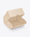 Kraft Paper Cake Box Mockup