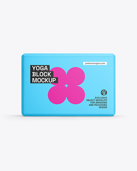 Foam Yoga Block Mockup - Mockup assets