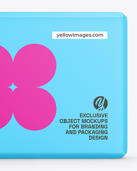 Foam Yoga Block Mockup