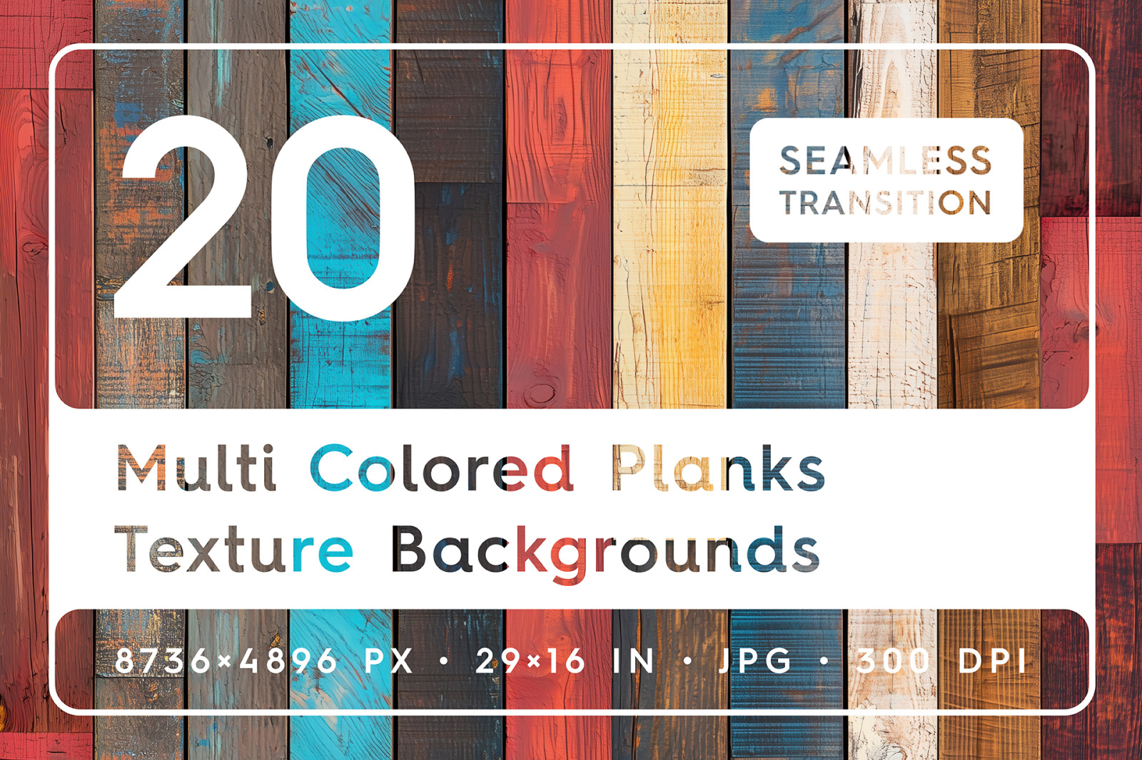 20 Multi Colored Planks Texture Backgrounds 20 Multi Colored Planks Texture Backgrounds
