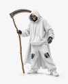 Grim Reaper Wearing Hoodie and Ripped Pants