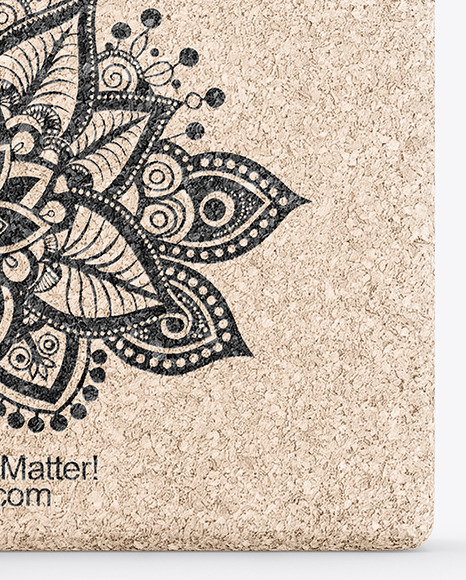 Cork Yoga Block Mockup
