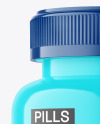 Glossy Plastic Pills Bottle Mockup