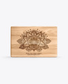 Wooden Yoga Block Mockup