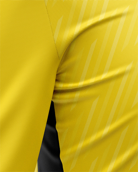 Zipper High Neck Long Sleeve Jersey Mockup