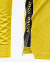 Zipper High Neck Long Sleeve Jersey Mockup