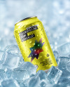 Aluminium Can in Ice Mockup