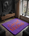 Rug with Pile in Living Room Mockup
