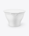 Matte Plastic Yoghurt Cup Mockup