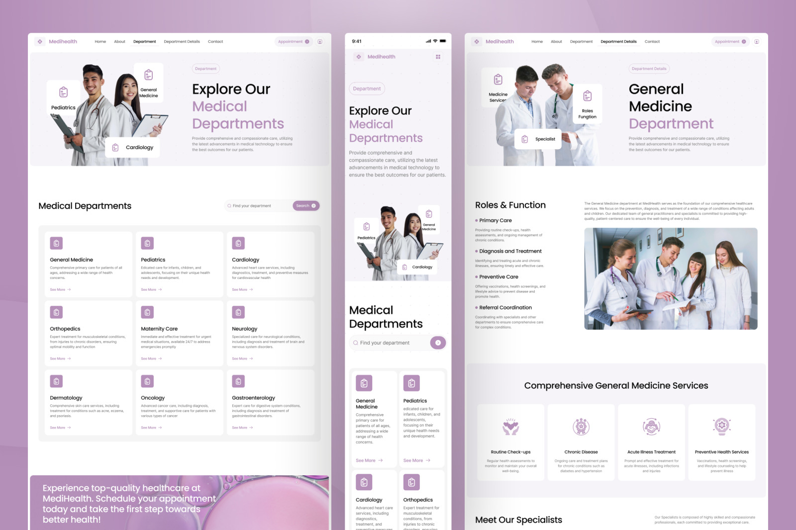 Medihealth - Medical Website Medihealth - Medical Website