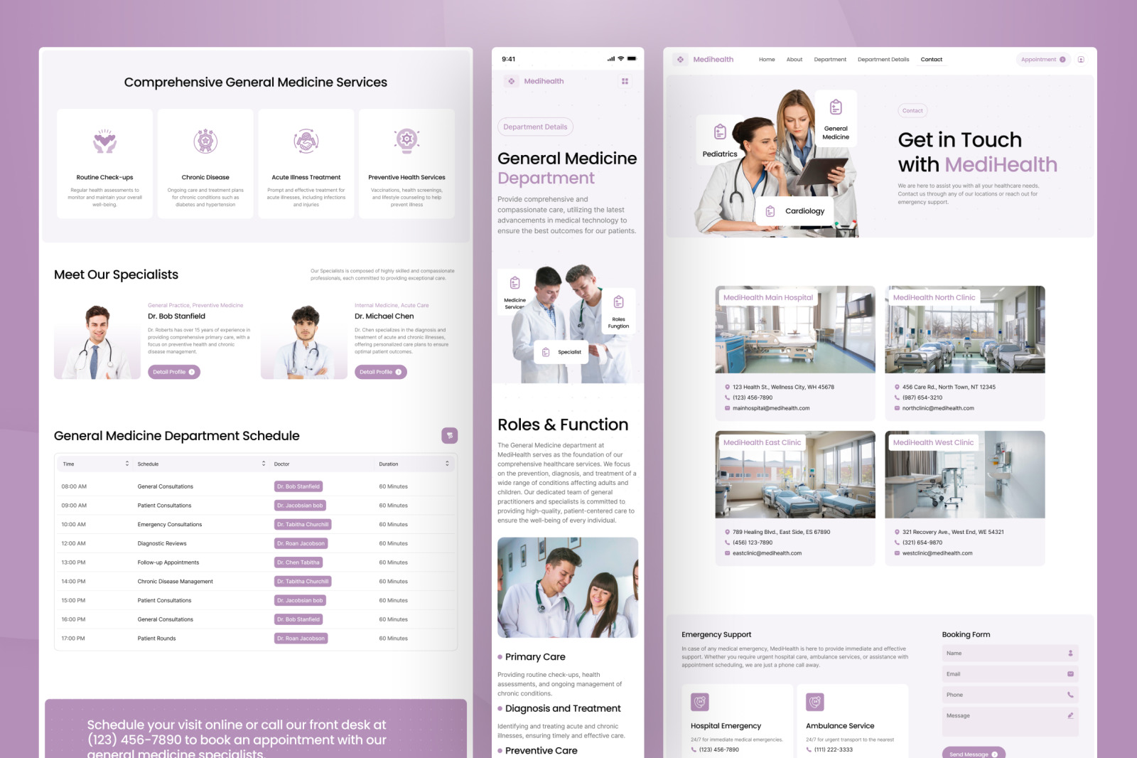Medihealth - Medical Website Medihealth - Medical Website