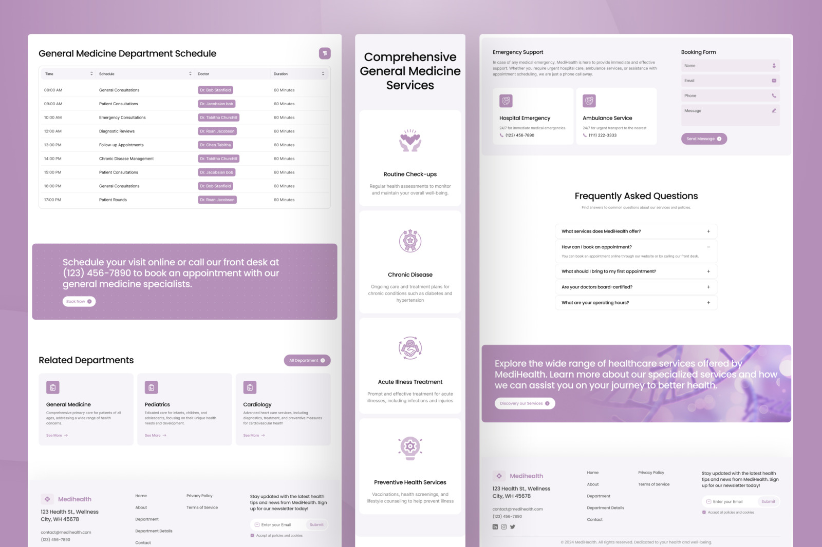 Medihealth - Medical Website Medihealth - Medical Website