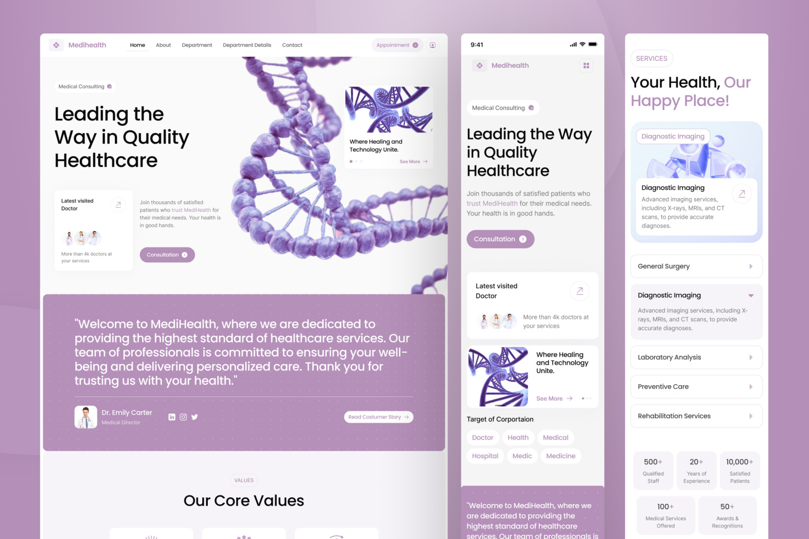 Medihealth - Medical Website Medihealth - Medical Website