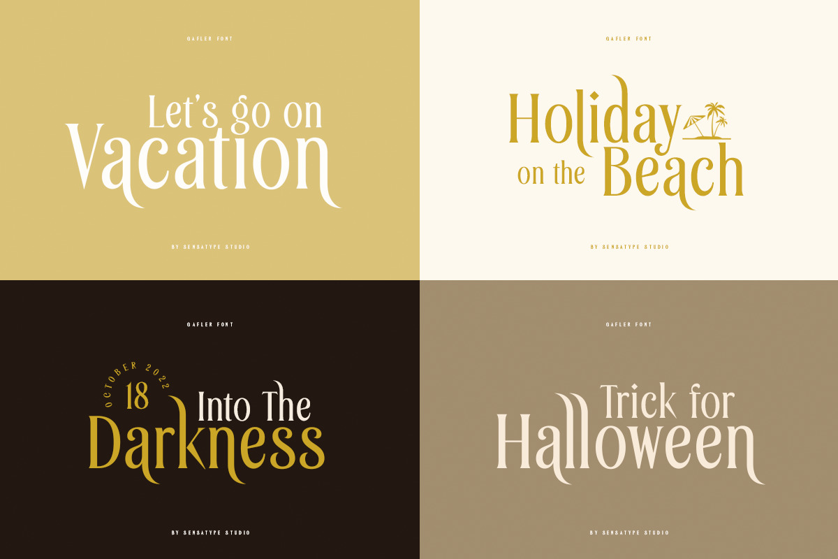Gafler - Classy Vintage Font Gafler - Classy Vintage Font